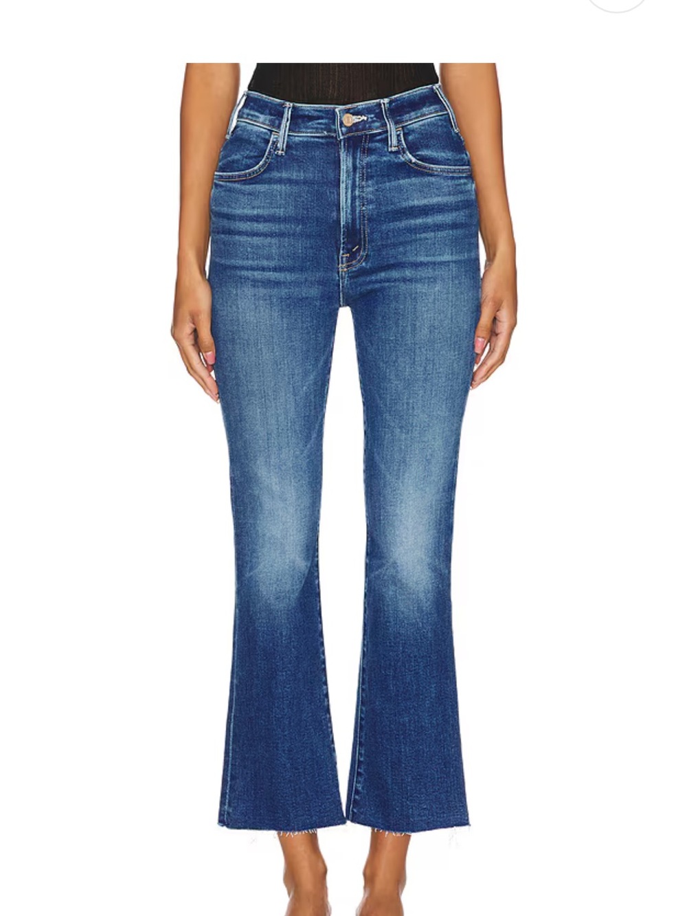 MOTHER the hustler ankle fray in grasping at straws size 29